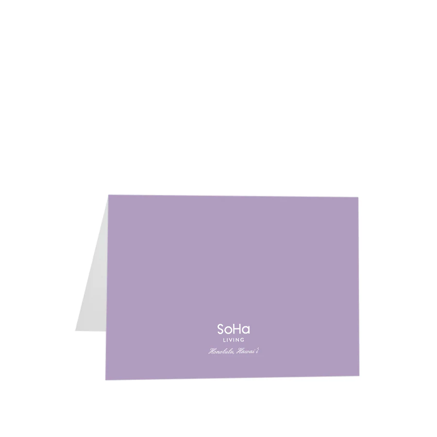 Purple Crown Lei Greeting Card - Image 2