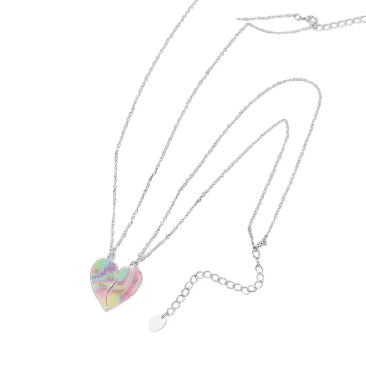 Rainbow BFF Pendant Necklace