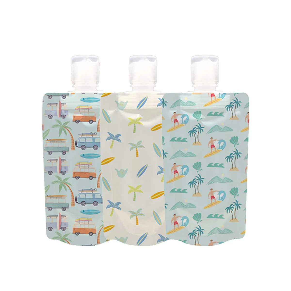 Rolling Tides Travel Pouch, Set of 3