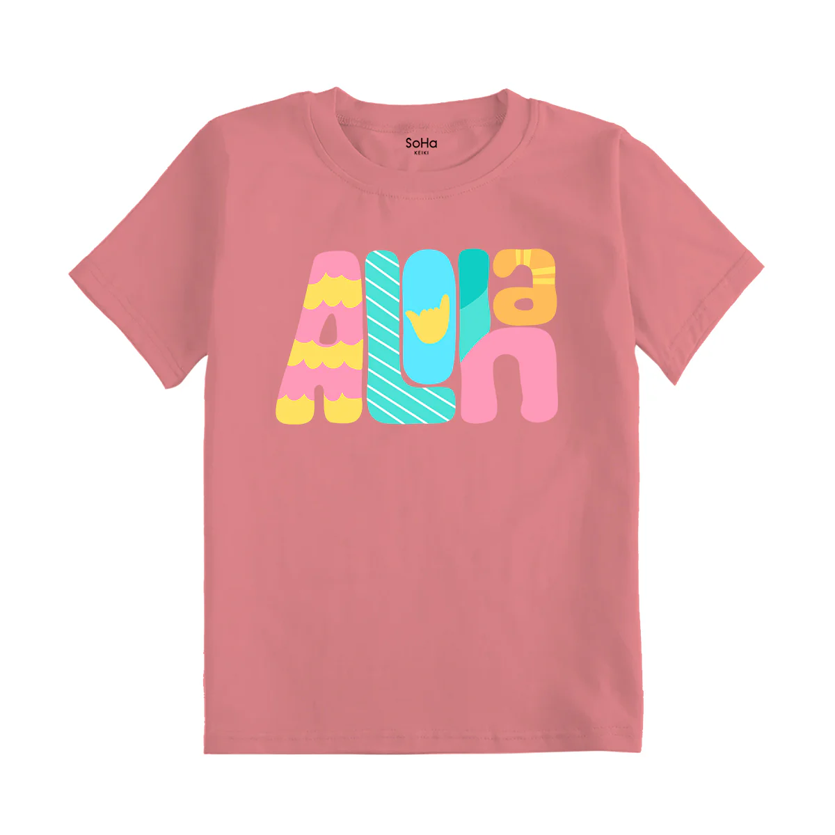 Rose Happy Aloha Keiki T-Shirt