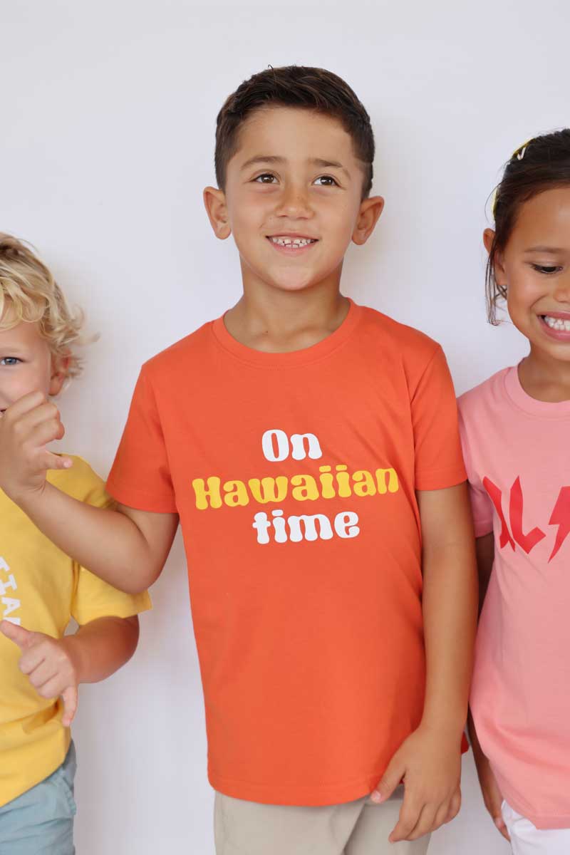 Rust On Hawaiian Time Keiki T-Shirt - Image 2