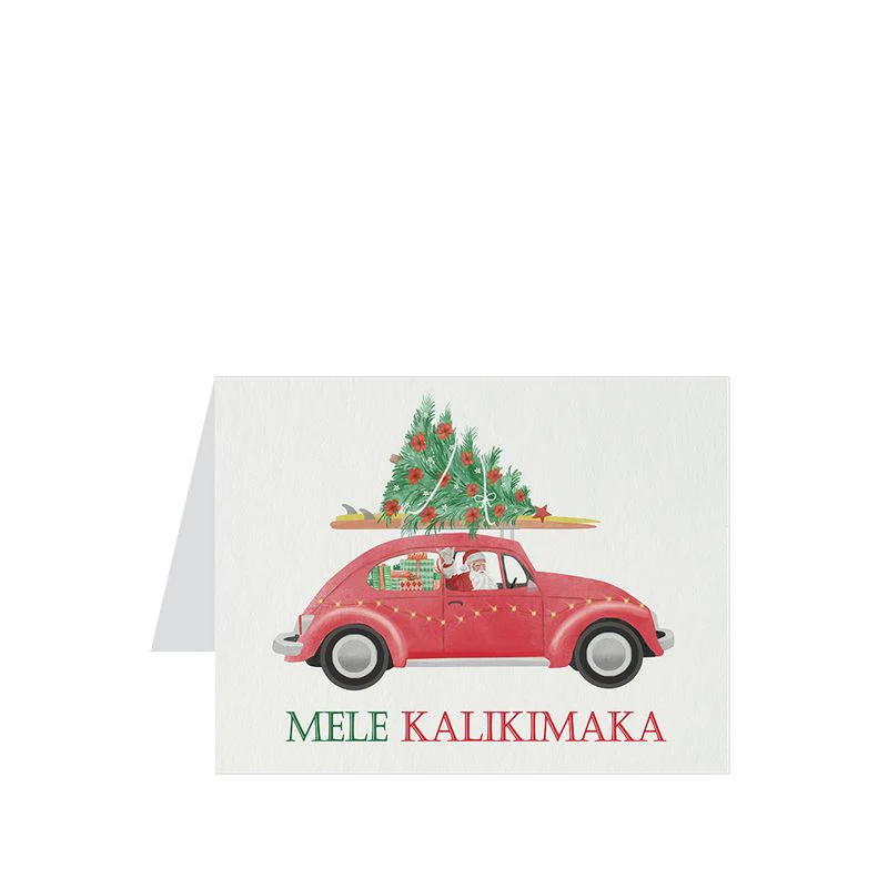 Santa On A Mission Greeting Card