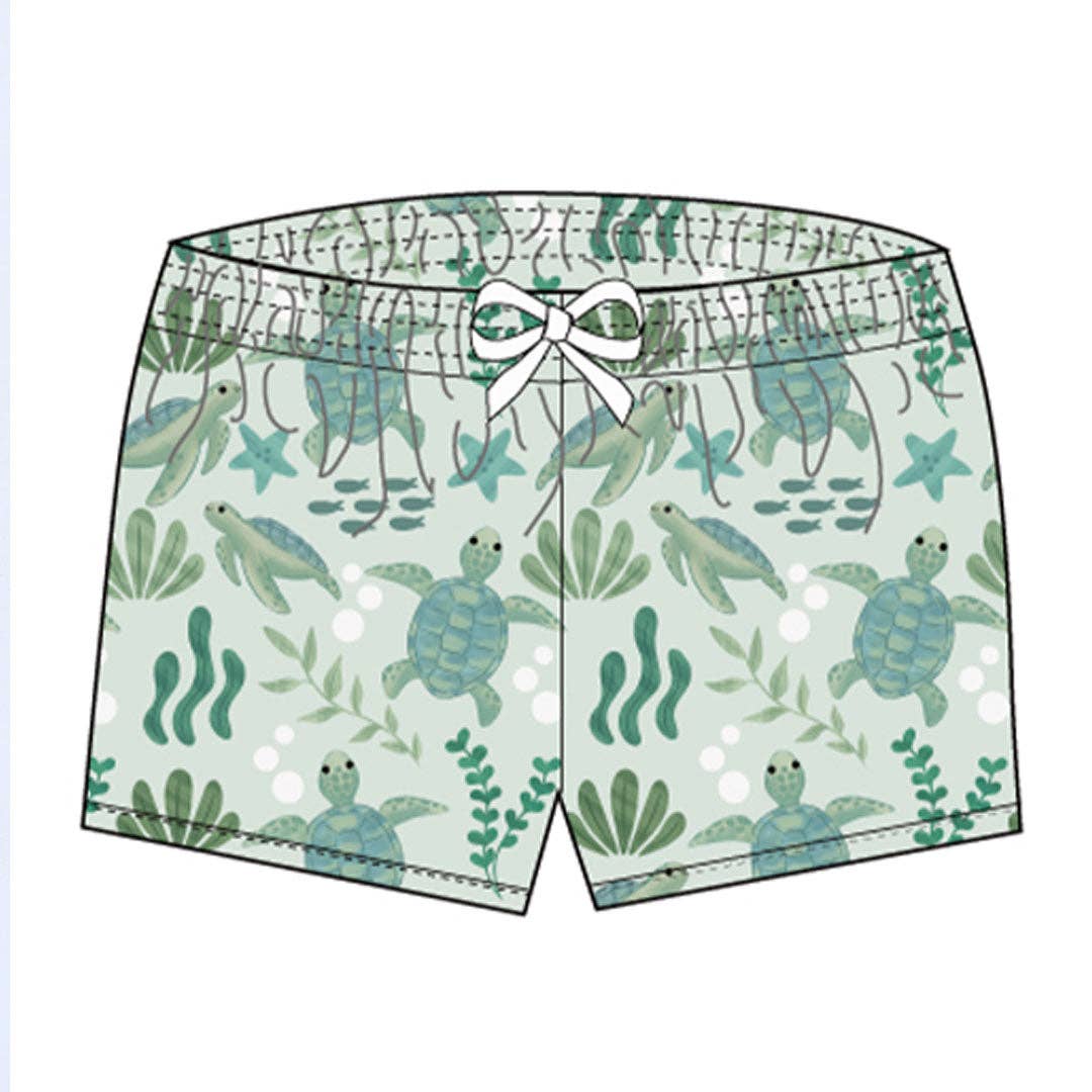 Save the Sea Turtles Swim Trunks