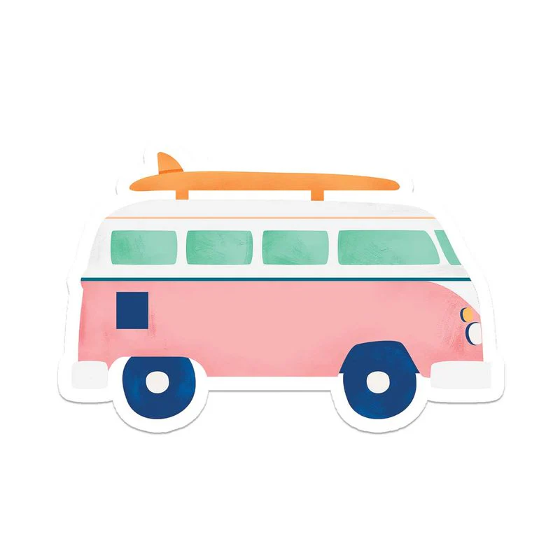 Sea Side Express Pink Sticker