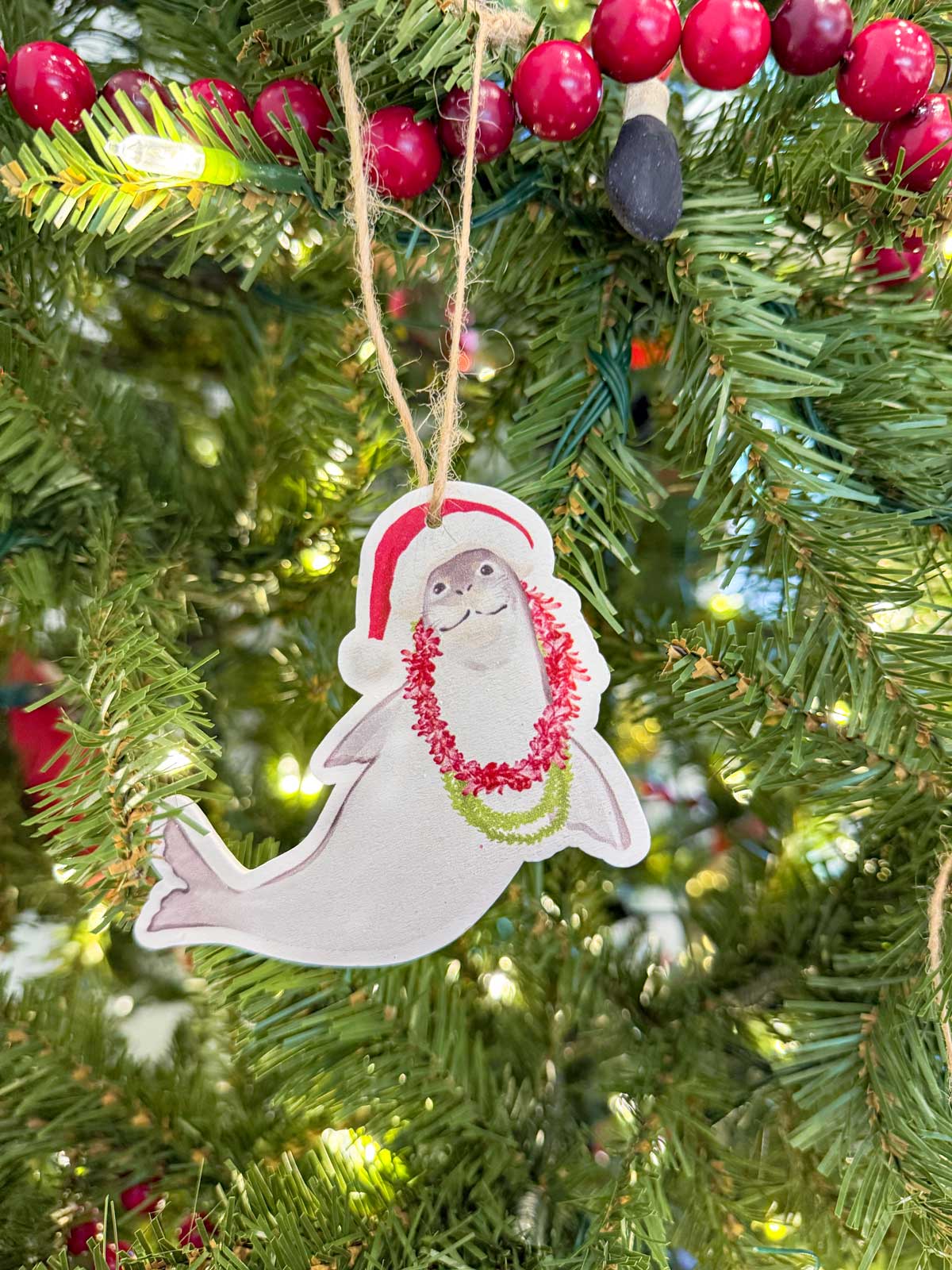 Seal Christmas Ornament - Image 2