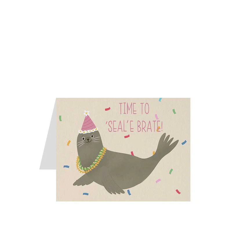 Seal Party Greeting Card