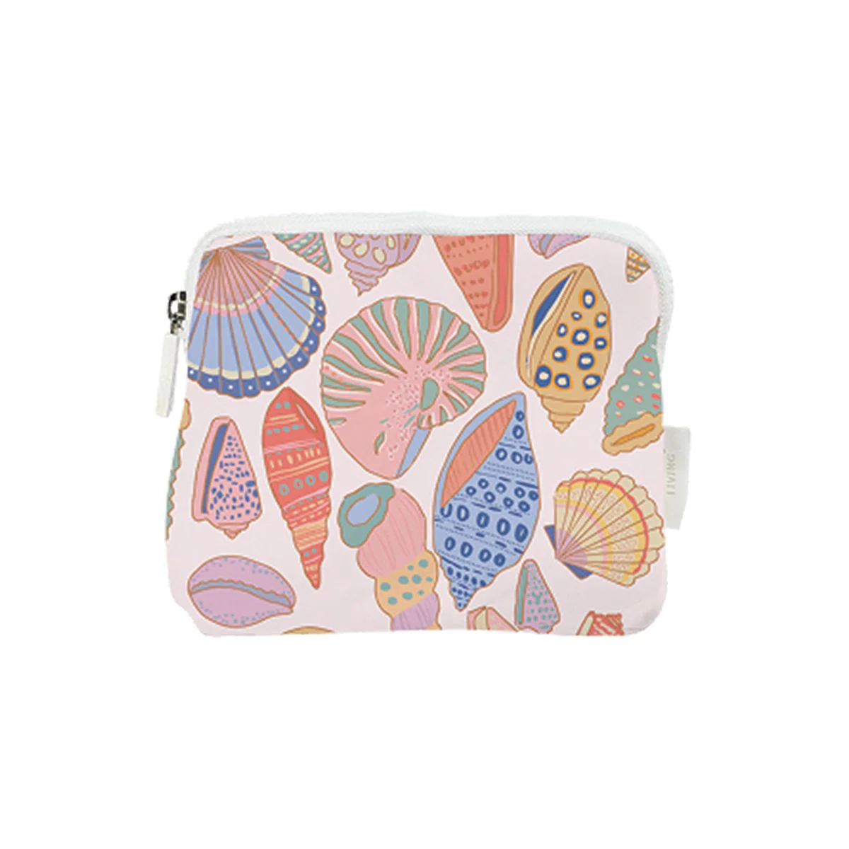 Seashell Social Zipper Pouch