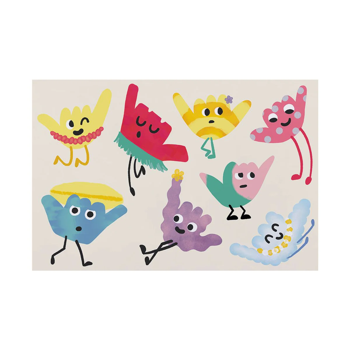Shaka Mosaic Keiki Plastic Placemat - Image 5