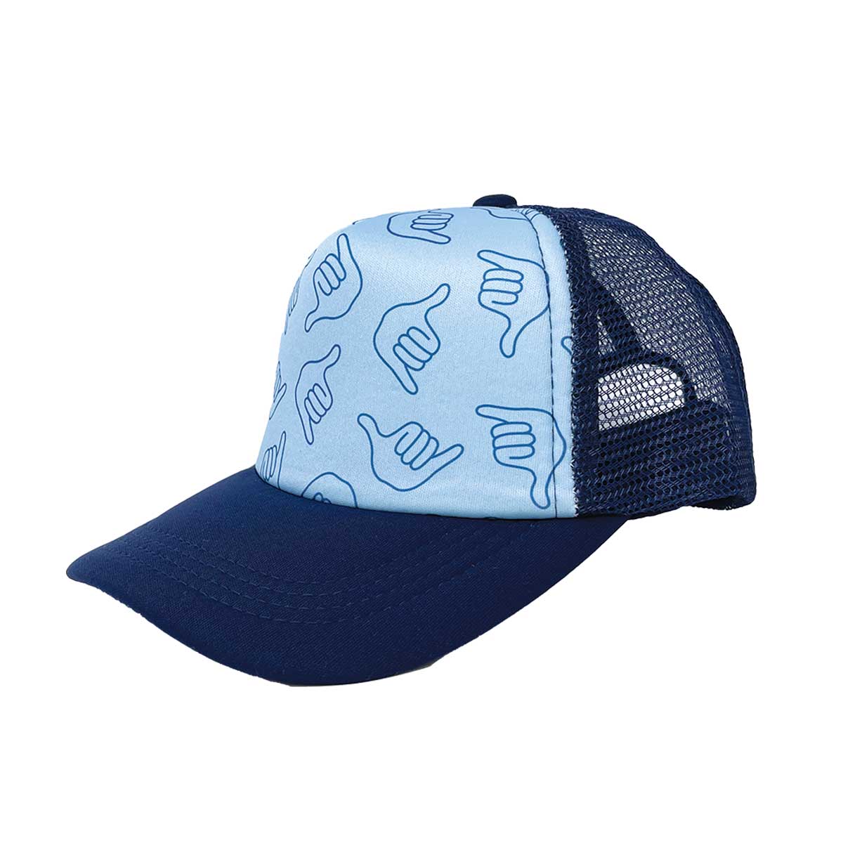 Shaka Outline Keiki Trucker Hat