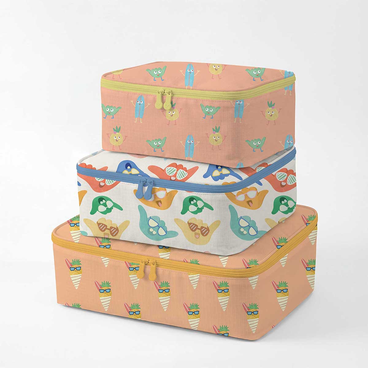 Shaka Snaps Packing Cubes, Set of 3 - Image 2