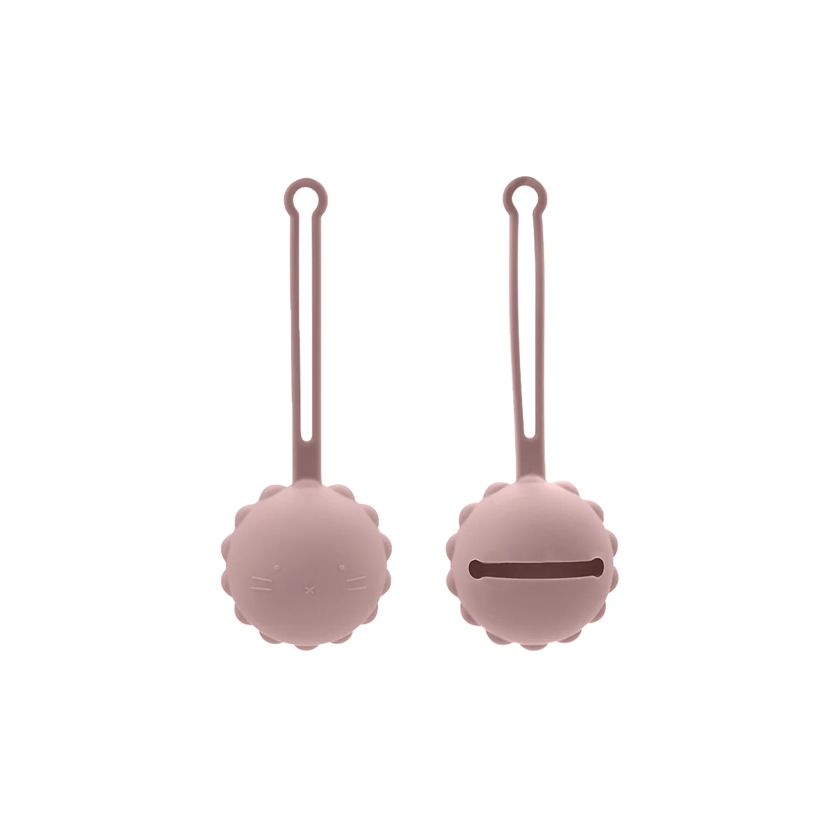 *Silicone Pacifier Keeper, Hawaiian Rose