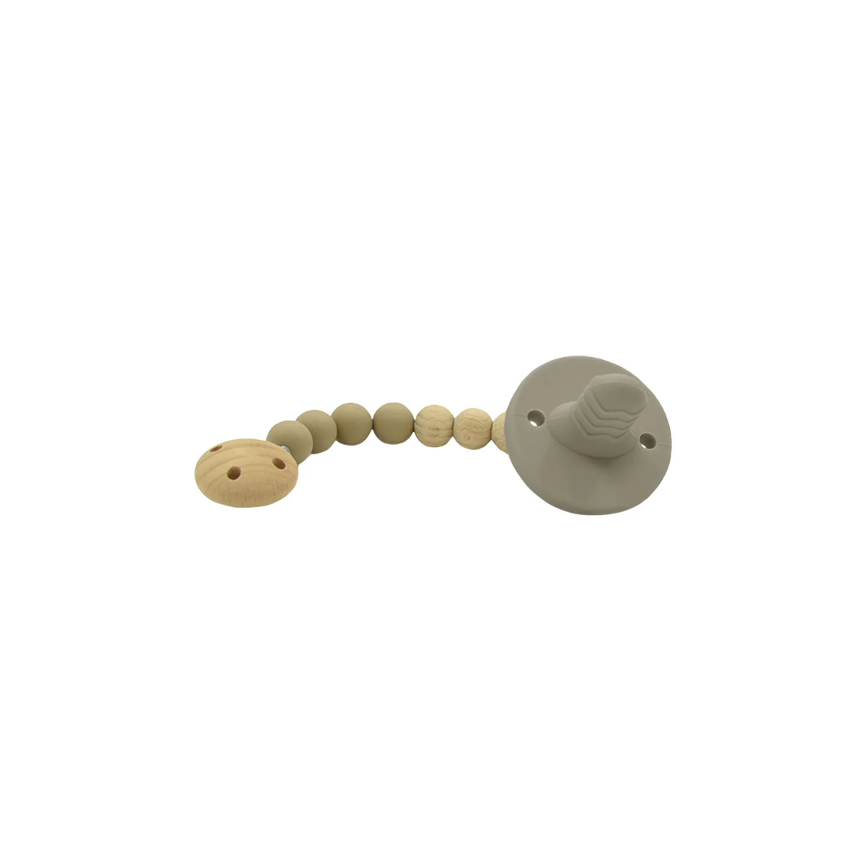 *Silicone Pacifier with Holder, Limu