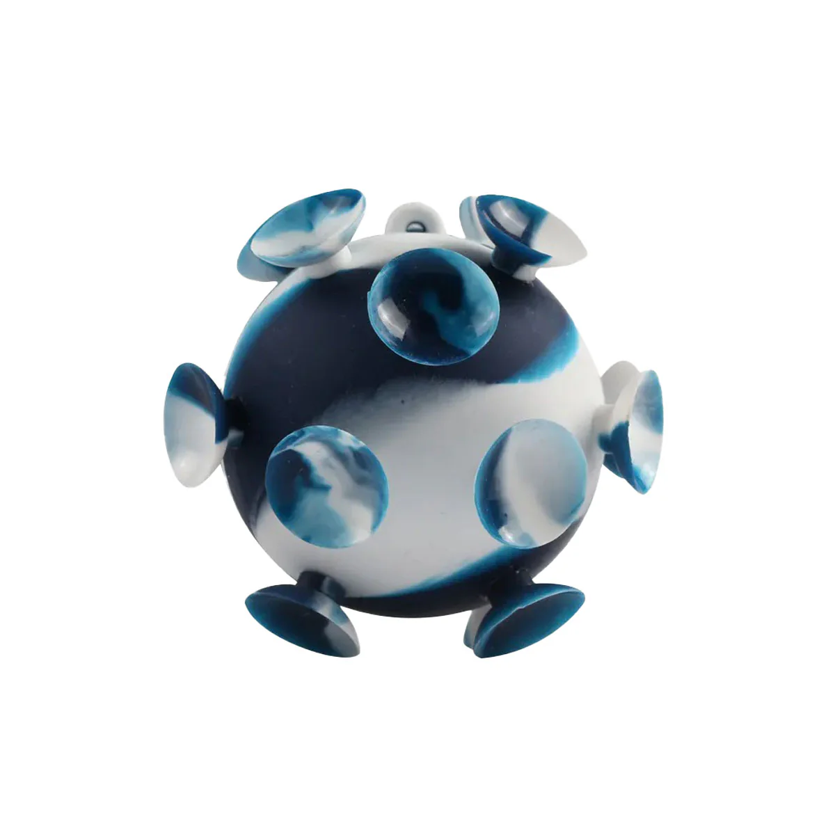 *Silicone Suction Cup Toy, Mixed Blue