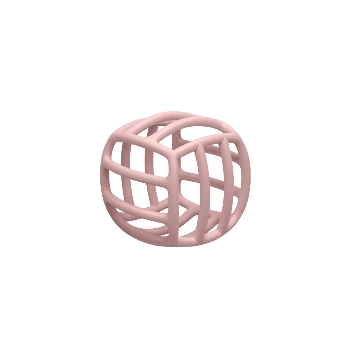 *Silicone Teether Volleyball, Hawaiian Rose