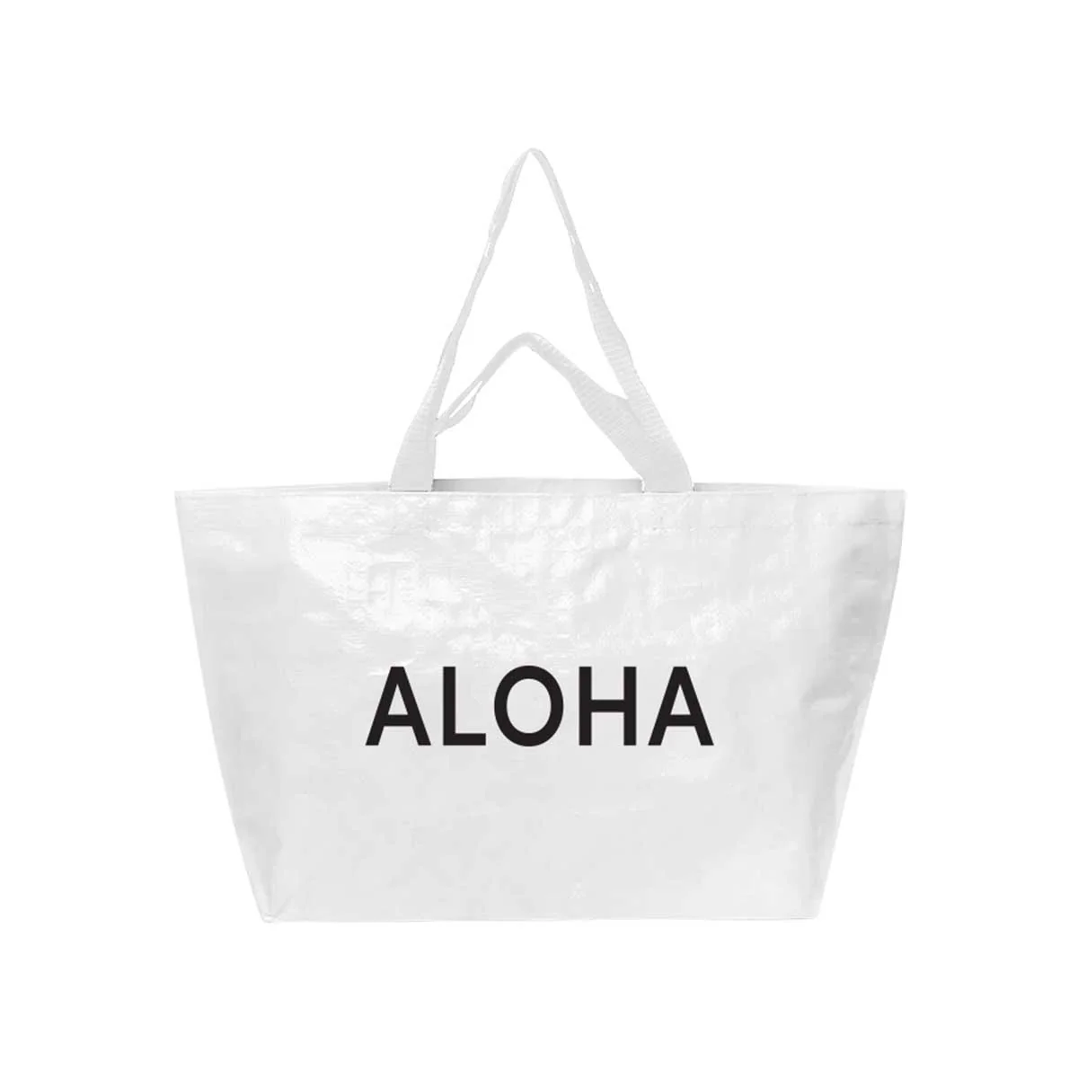 SoHa Living White Shopping Bag, Small - Image 2