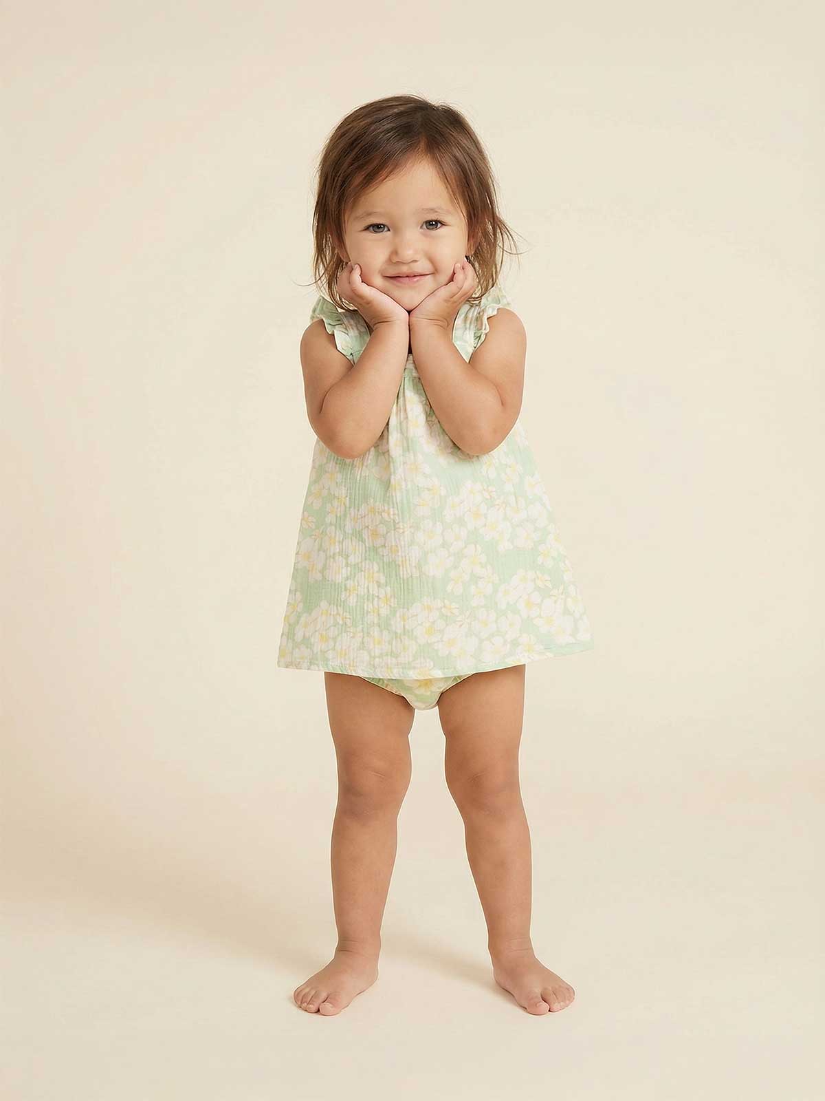 Summer Plumerias A-Line Dress - Image 4