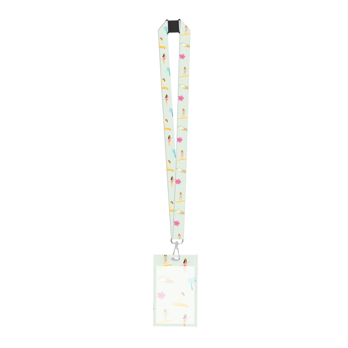 Surf Sisters Keiki Lanyard with ID Holder - Image 2