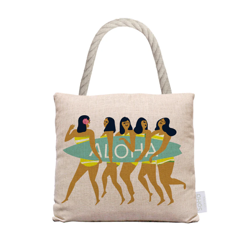 *Surfer Girls Aloha Door Hanger