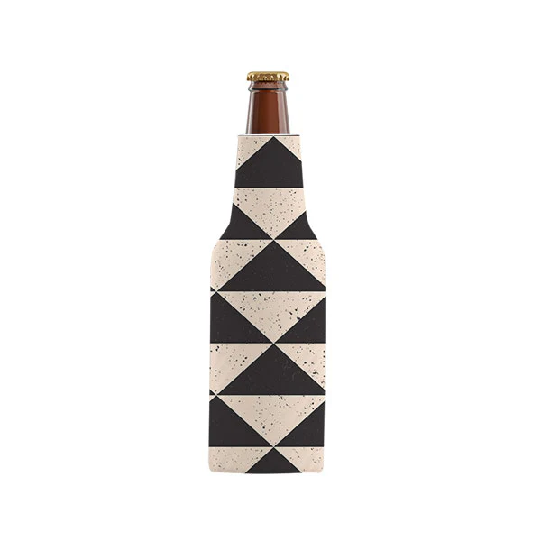 *Tapa Print Bottle Cooler, Triangles