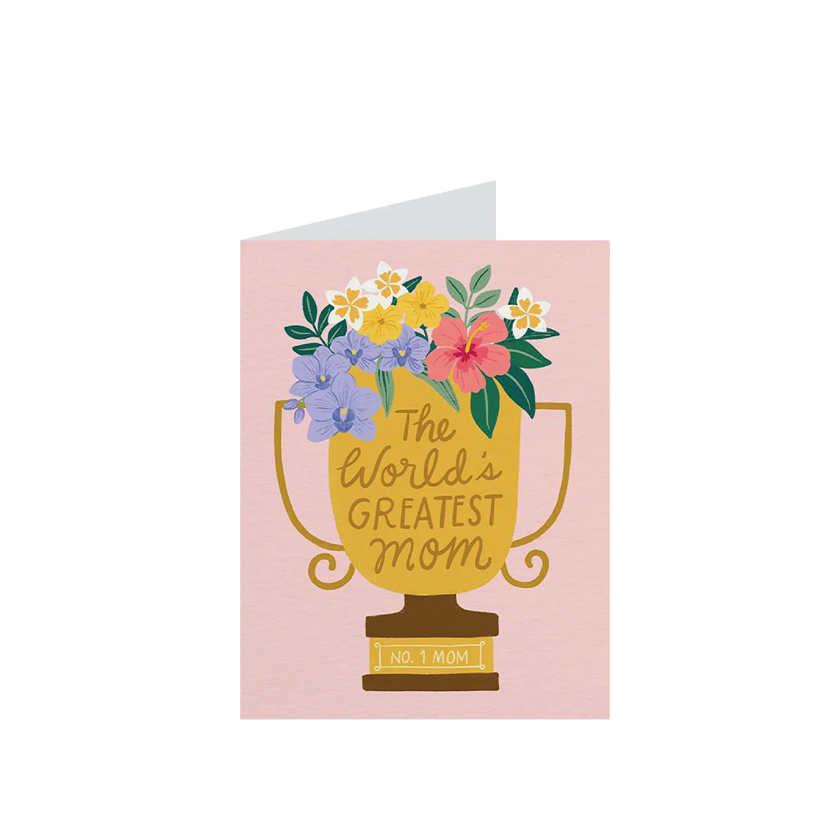 The World's Greatest Mom Trophy Greeting Card