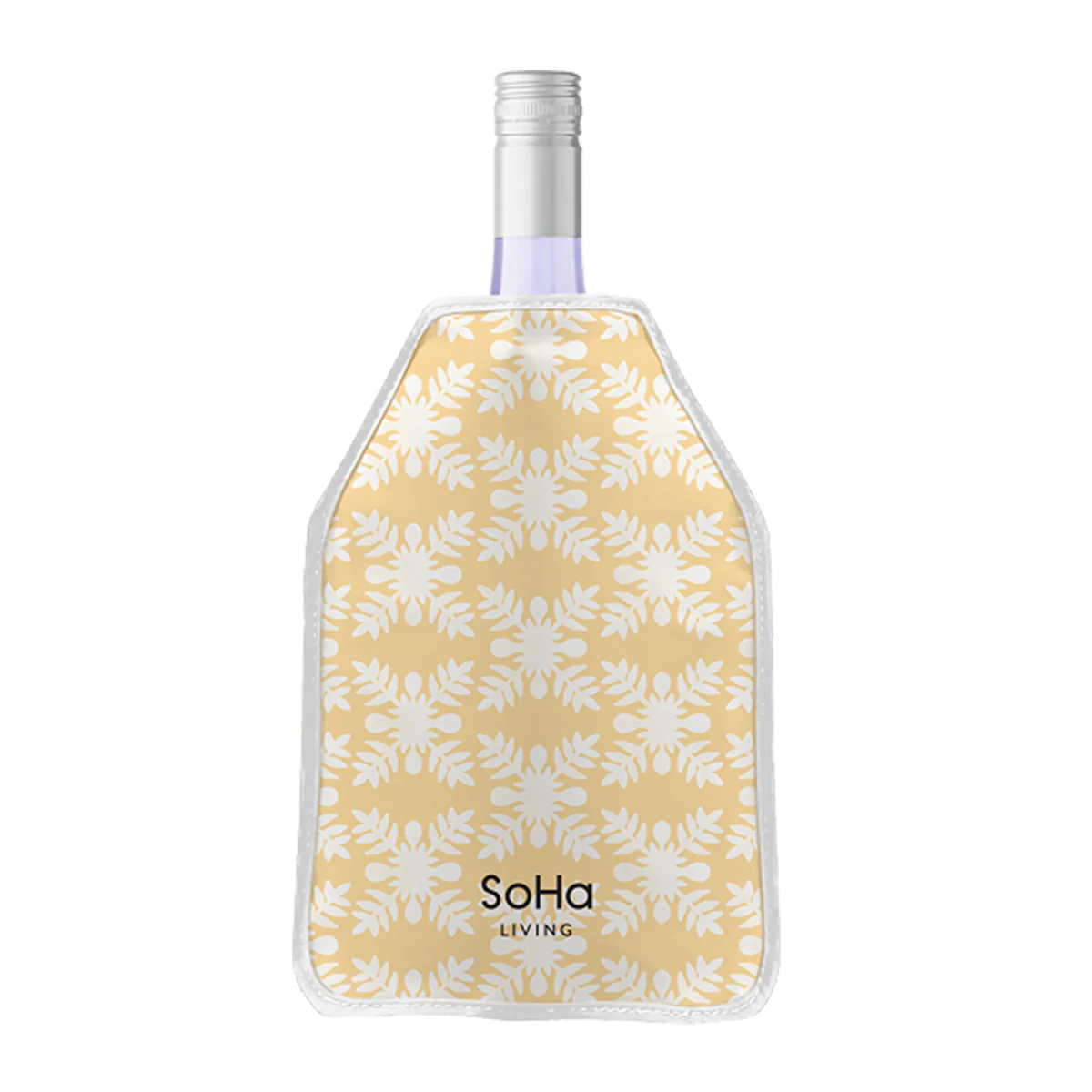 Threaded Leaves Wine Bottle Cooler