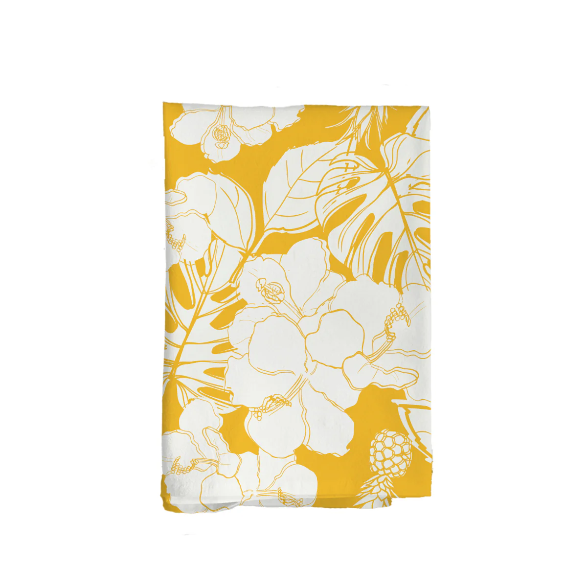 Tropical Plants Flour Sack Kitchen Towel