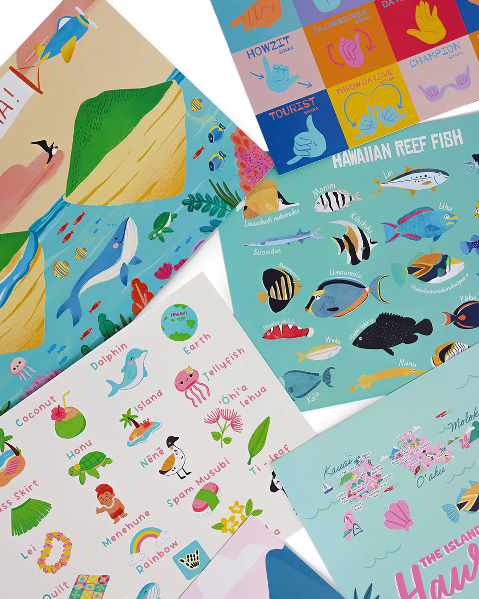 Twin Island Sea Animals Keiki Plastic Placemat - Image 7