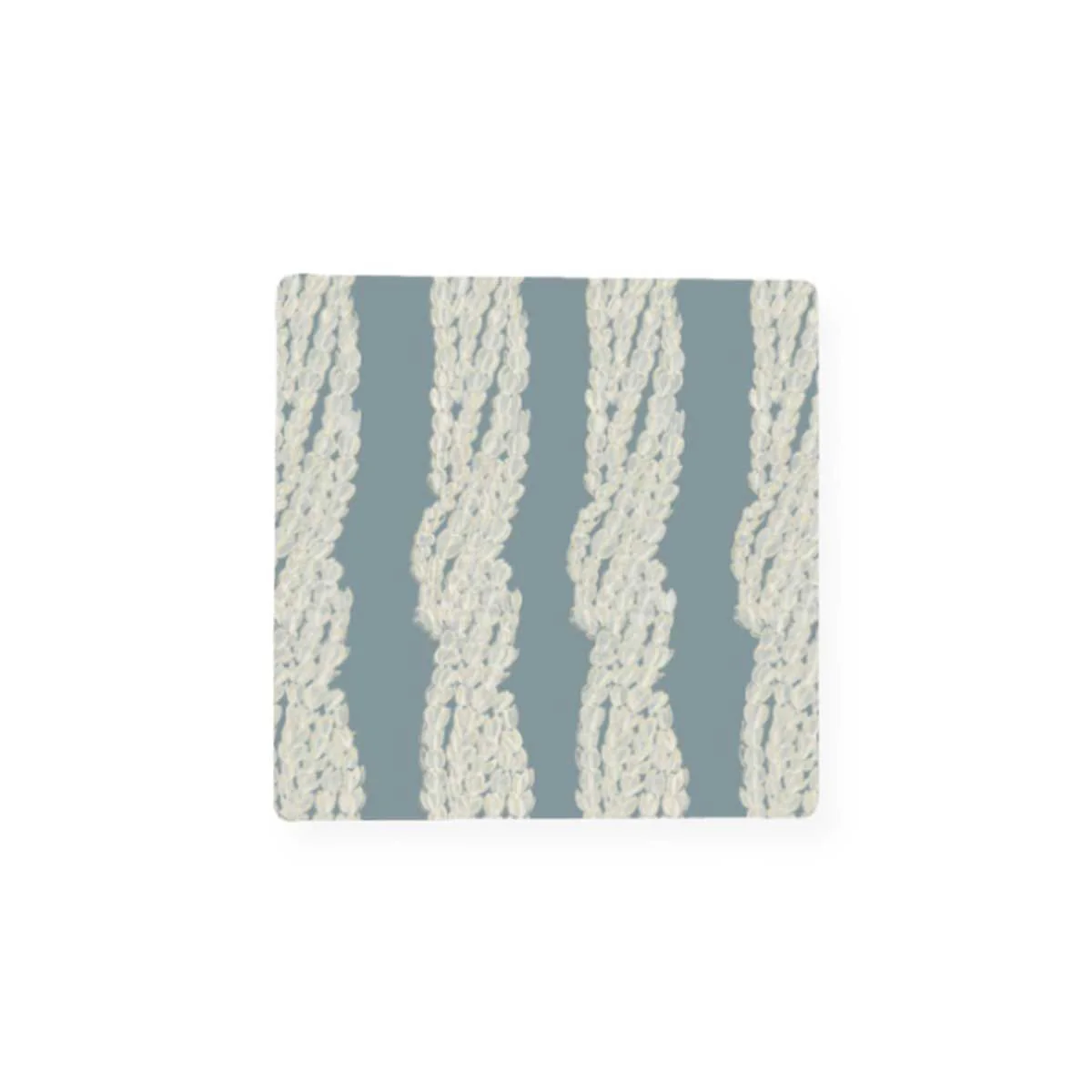Twisted Pikake Lei Ceramic Coaster