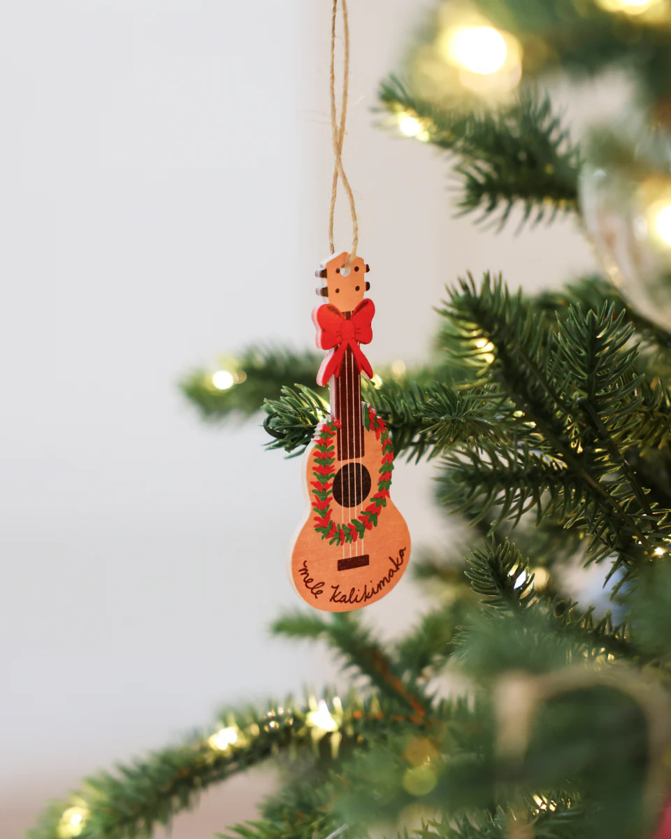 Ukulele Christmas Lei Ornament - Image 2