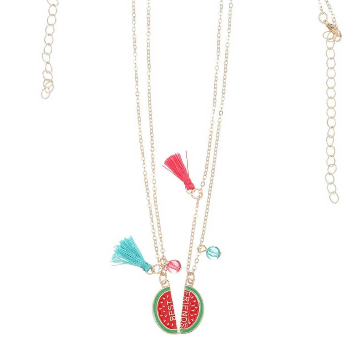 Watermelon BFF Pendant Necklace