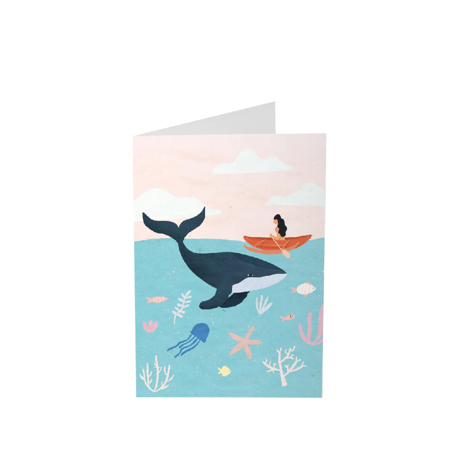 Deep Blue Sea Greeting Card