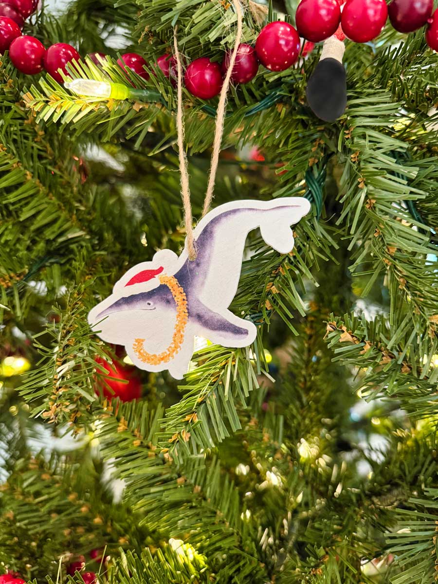 Whale Christmas Ornament - Image 2
