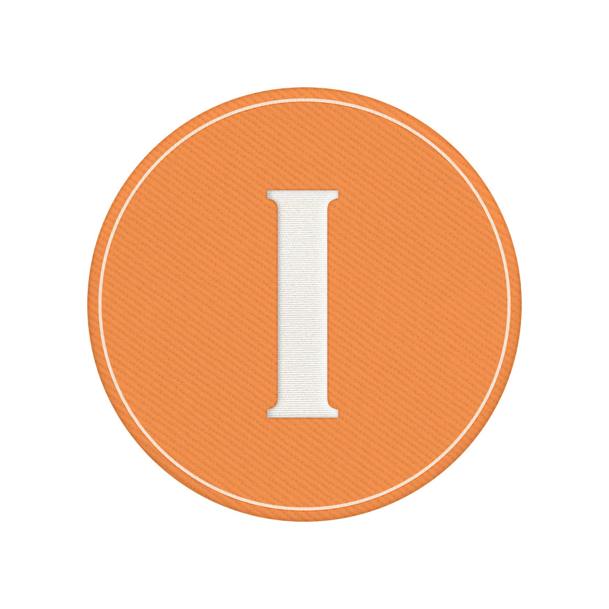 Woven Monogram Orange Patch - Image 98