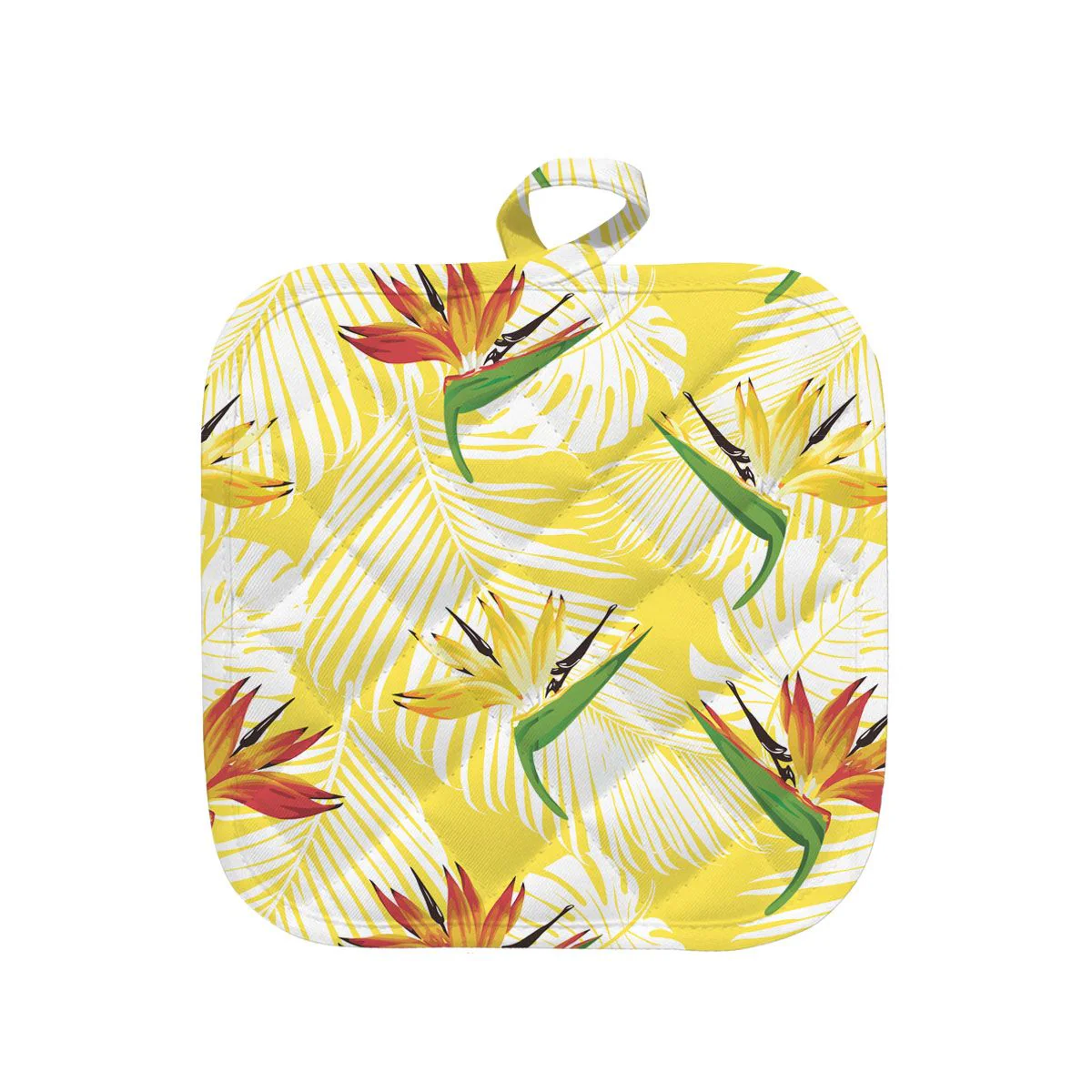 *Yellow Tropical Pot Holder